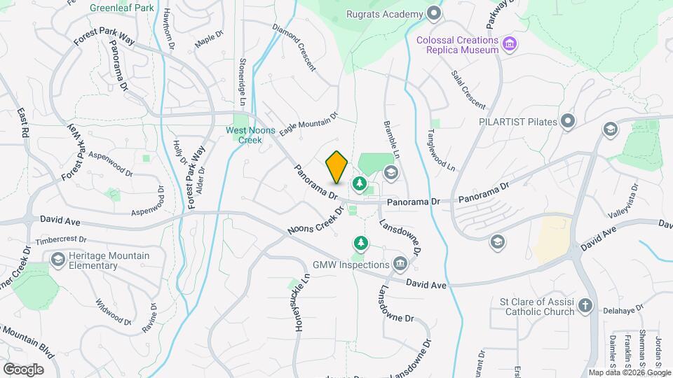 2637 Panorama Dr Map and Location Details