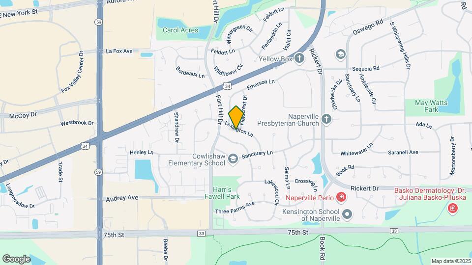 2404 Lexington Ln Map and Location Details