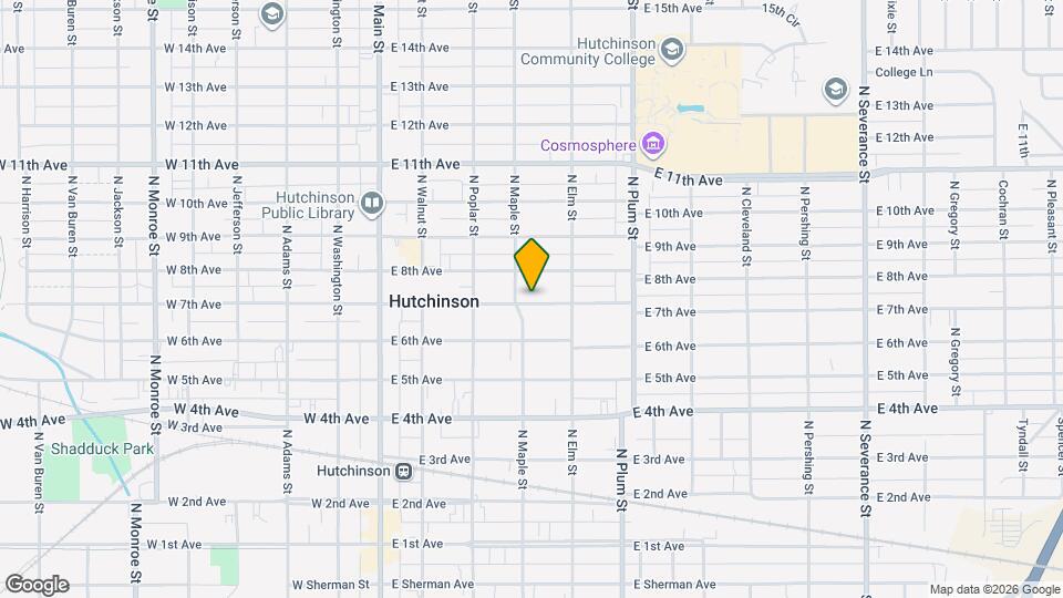 306 E 7th Ave Map and Location Details