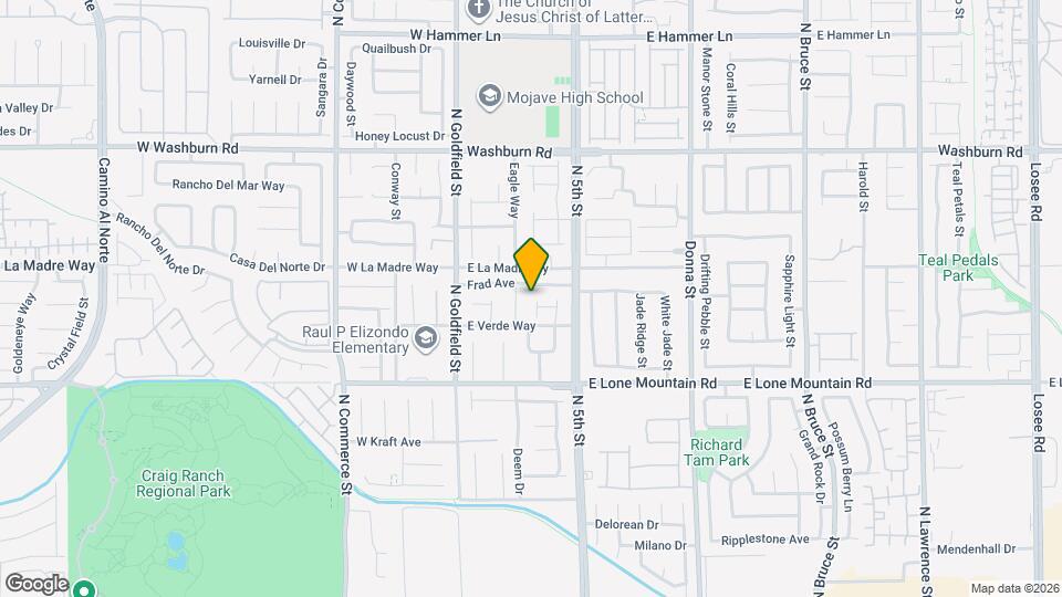 4929 Finca St Map and Location Details