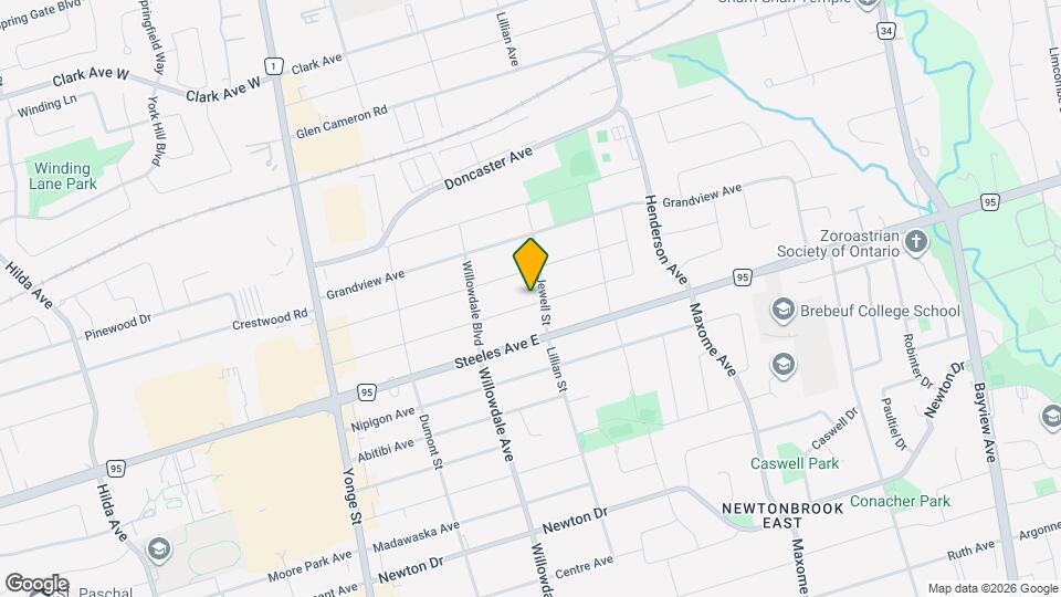 88 Highland Park Blvd, Unit Unit C Map and Location Details