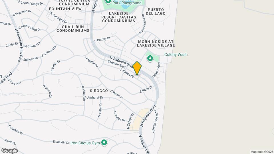 17148 E Salida Dr Mapa y Detalles de la Ubicación