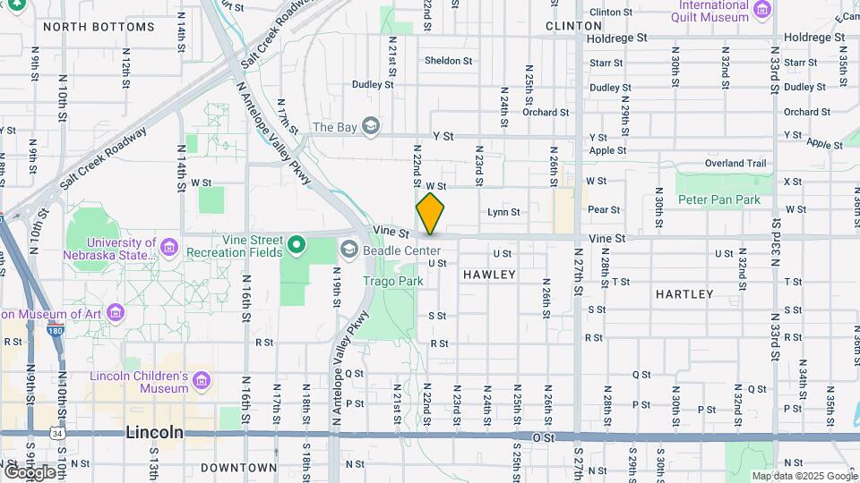 2223 Vine St Map and Location Details