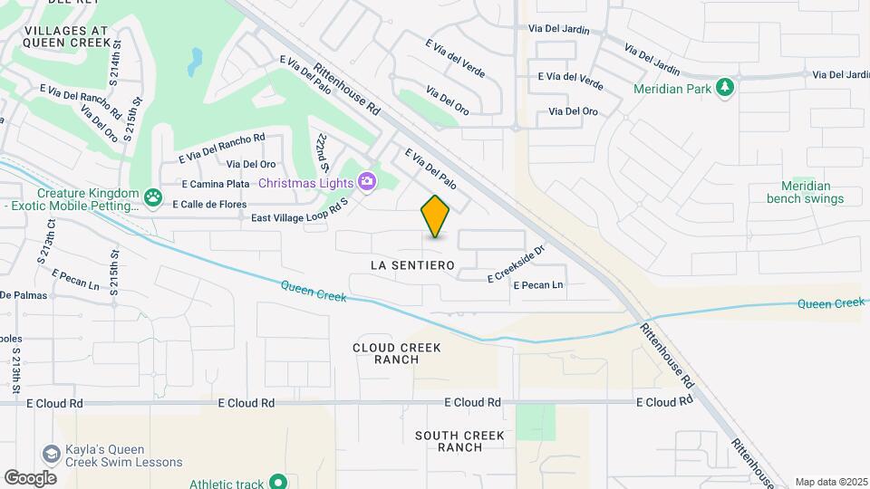 22280 E Via De Olivos Ct Map and Location Details