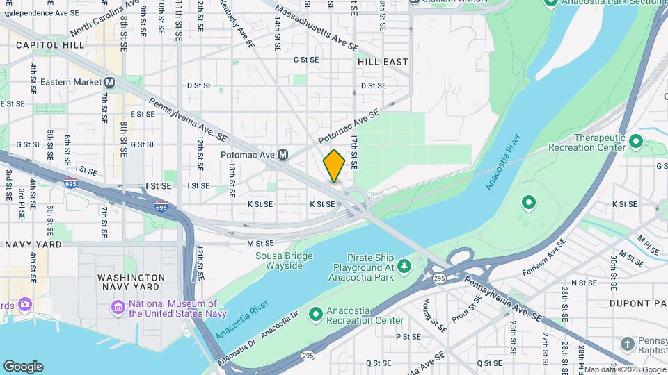 1600 Pennsylvania Ave SE Apartments Map and Location Details
