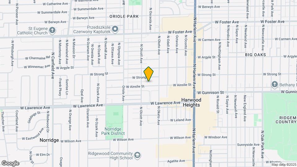 7432 W Ainslie St Map and Location Details