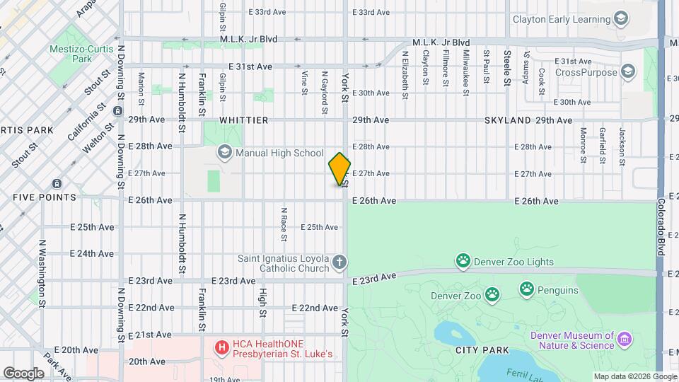 2621 N York Ct Map and Location Details