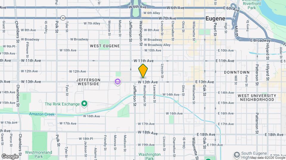 1287 Washington St Mapa y Detalles de la Ubicación