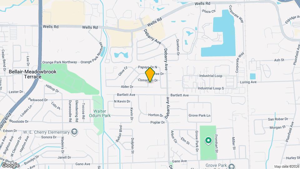 1734 Alder Dr Map and Location Details