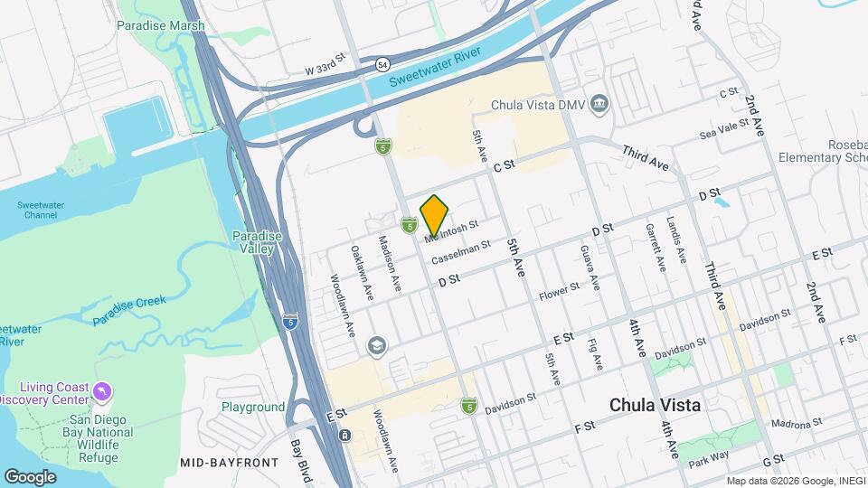 588 1/2 McIntosh St Map and Location Details