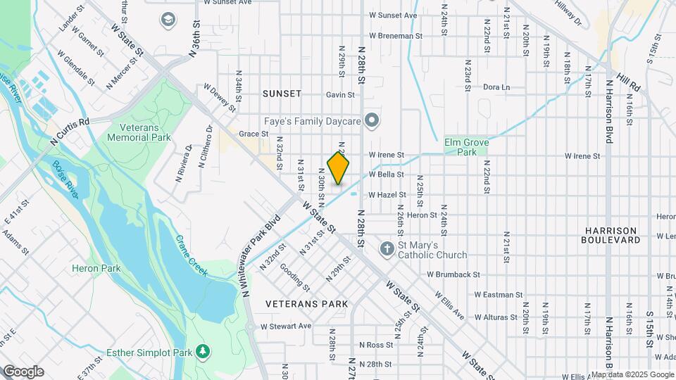 1603 N 29th St Map and Location Details