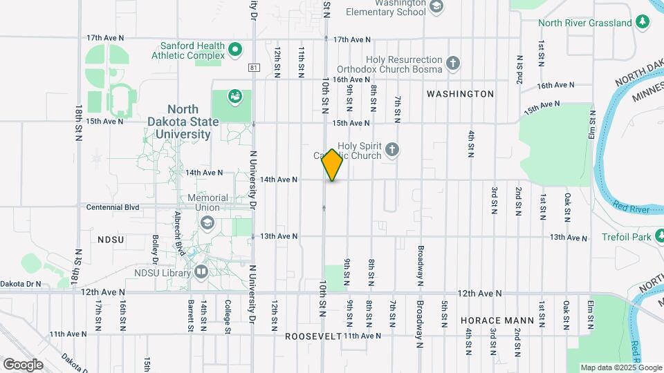 1335 10th N st Map and Location Details