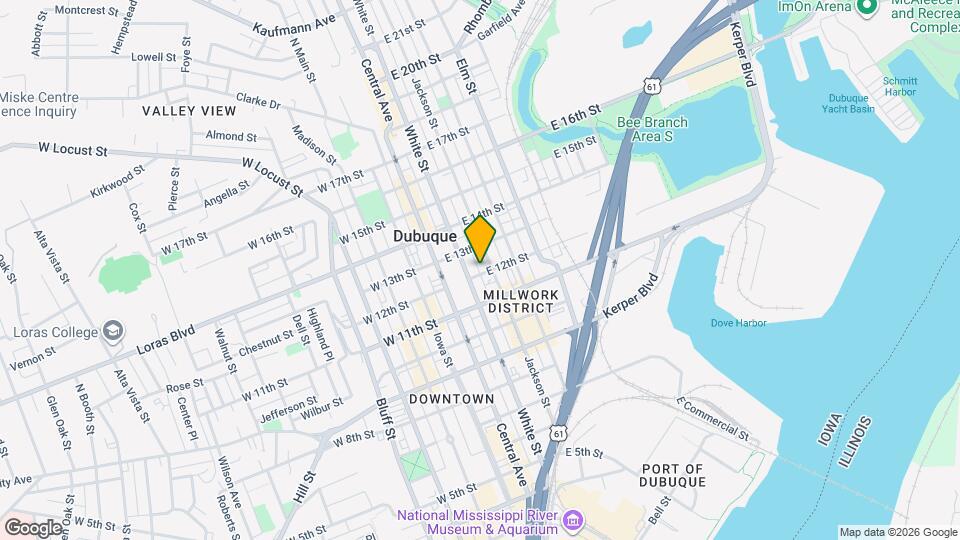 155 E 12th St Map and Location Details