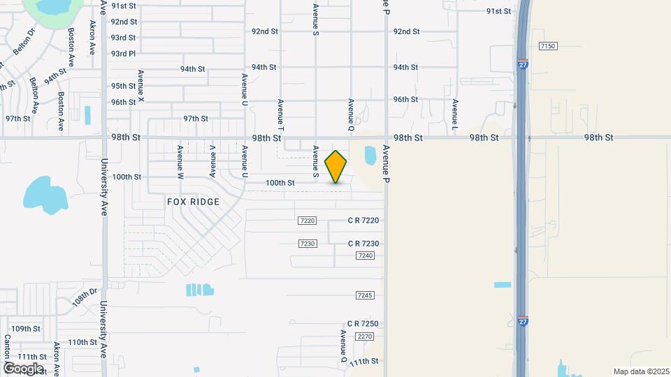 1711 100th St Mapa y Detalles de la Ubicación