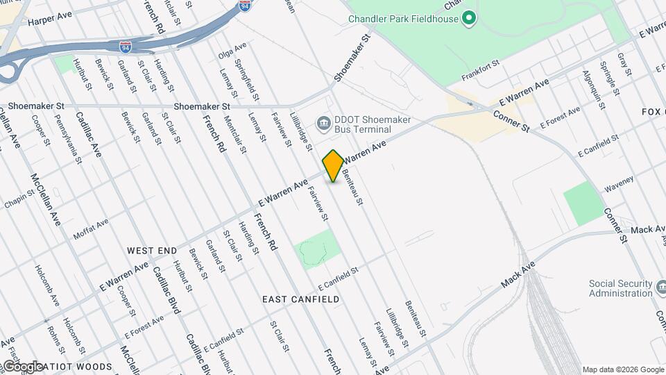 4666 Lillibridge St, Unit 4666 Map and Location Details