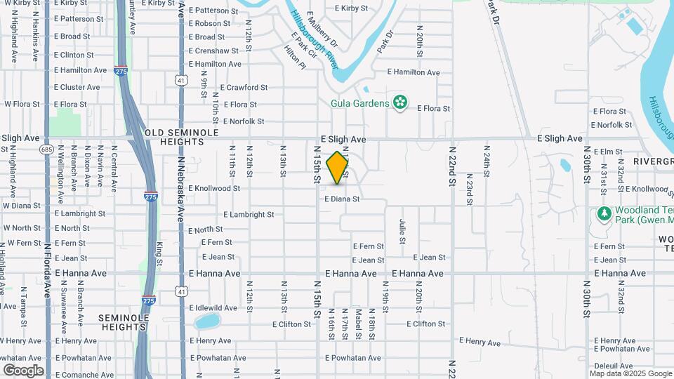 1515 E Knollwood St Map and Location Details