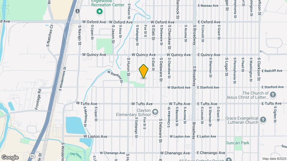 4459 S Fox St Map and Location Details