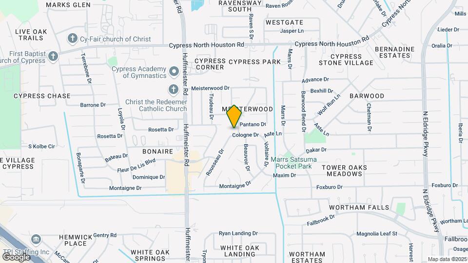 13506 Cologne Dr Map and Location Details