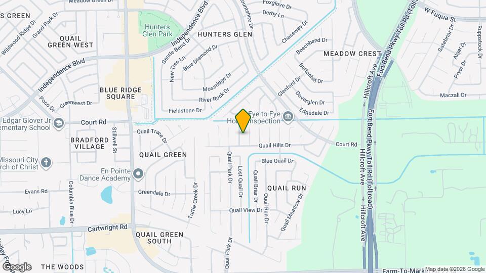 16327 Quail Echo Dr Map and Location Details