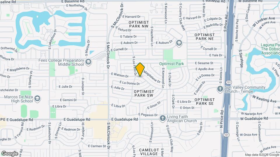 1887 E Watson Dr Map and Location Details