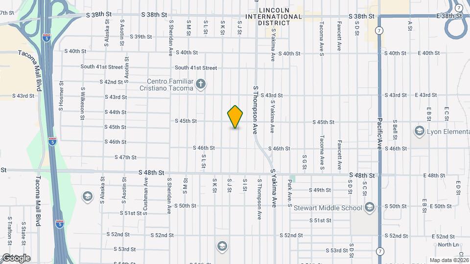 4514 S J St Mapa y Detalles de la Ubicación