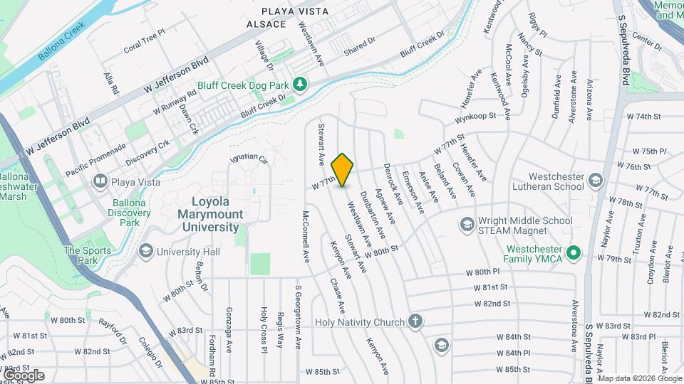 7727 Westlawn Ave Map and Location Details