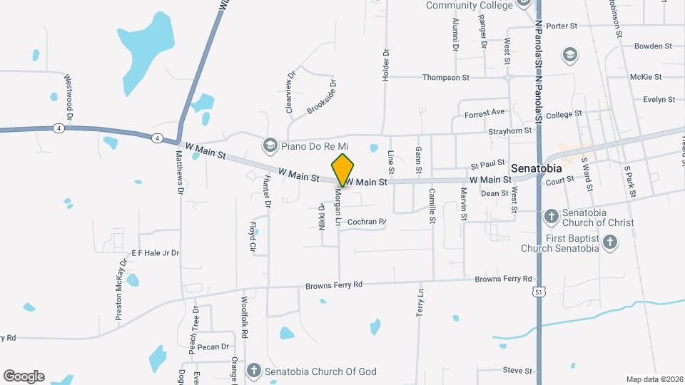 204 Morgan Ln Map and Location Details