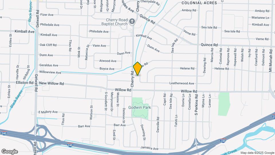 1615 Gilson Rd Map and Location Details