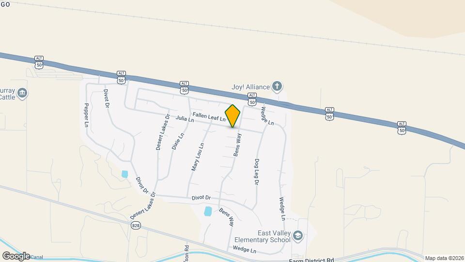 981 Julia Ln Map and Location Details