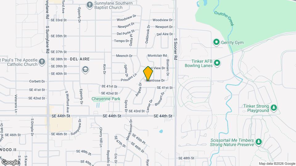 4812 Montrose Dr Map and Location Details