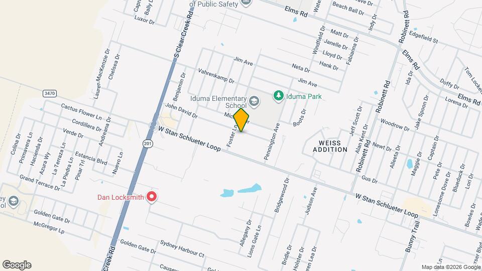 4704 John David Dr, Unit Unit A Map and Location Details