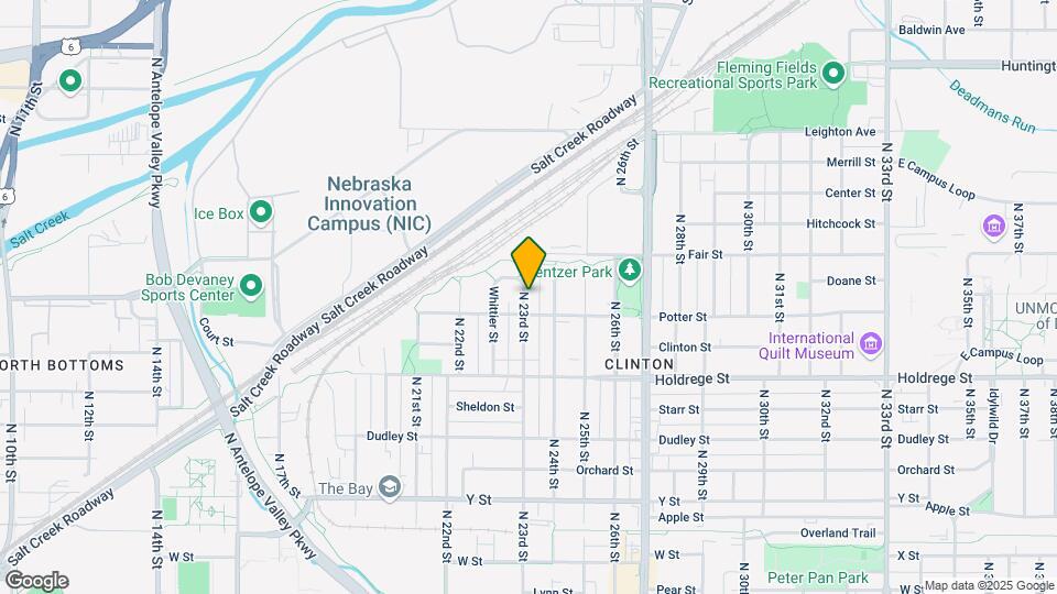 1726 N 23rd St Map and Location Details