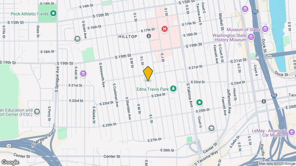 2119 S L St Map and Location Details