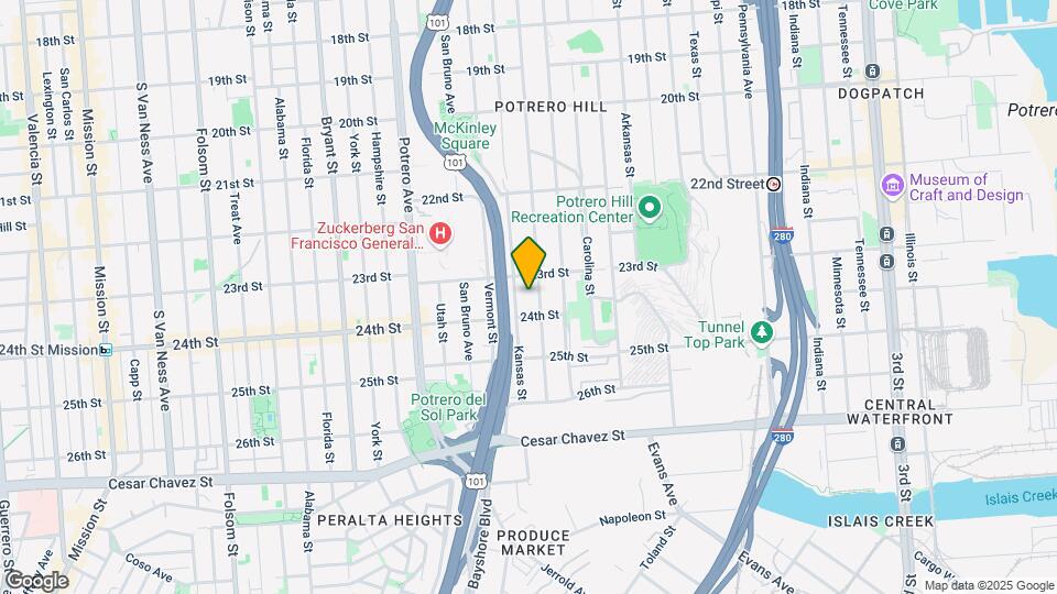 2225 23rd St Map and Location Details