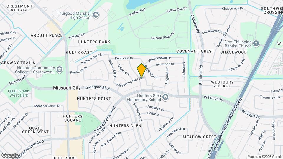 811 Whispering Pine Dr Map and Location Details