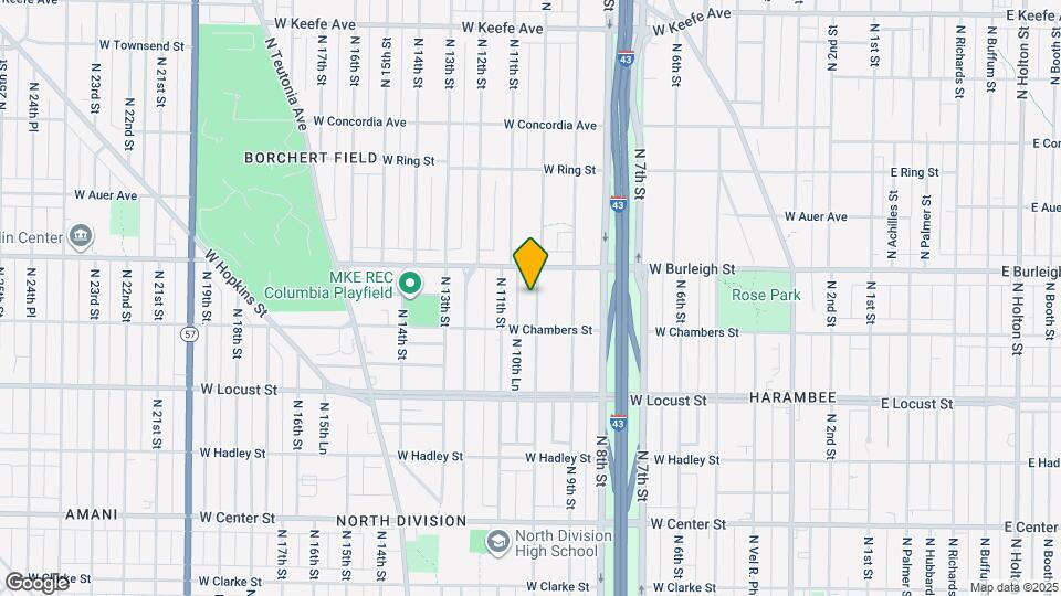 3035 N 10th St Map and Location Details
