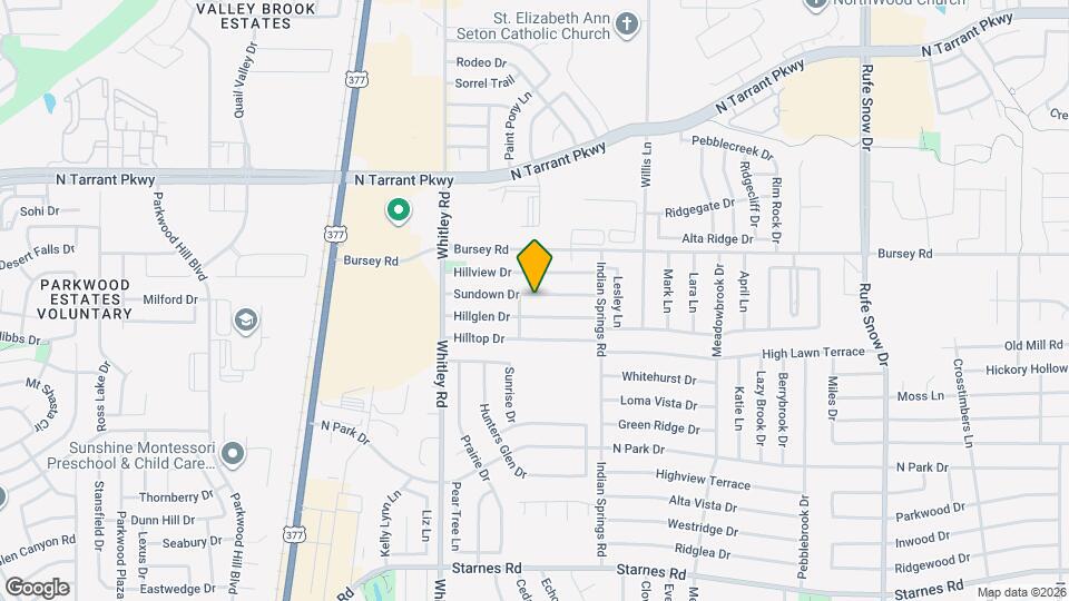 6008 Sundown Dr Mapa y Detalles de la Ubicación