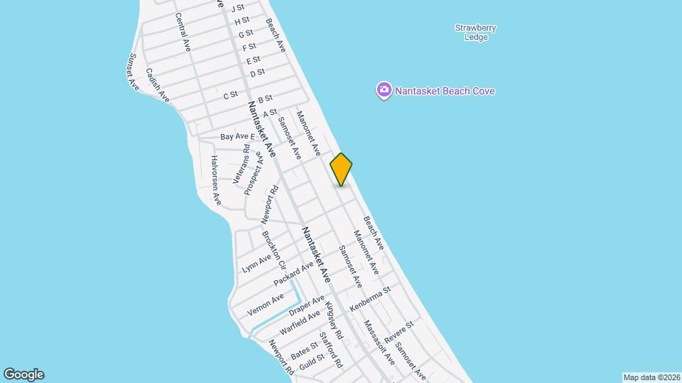 124 Manomet Ave Map and Location Details