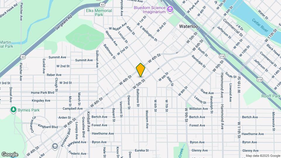 532 Western Ave Map and Location Details