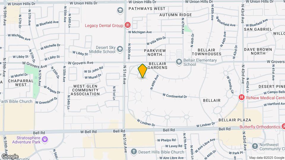 4930 W Torrey Pines Cir Map and Location Details