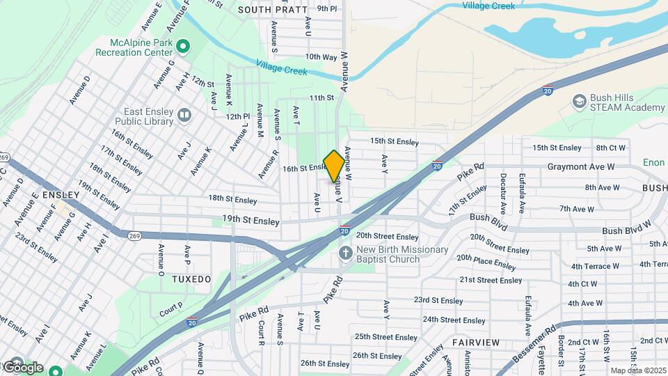 1710 Avenue V Map and Location Details