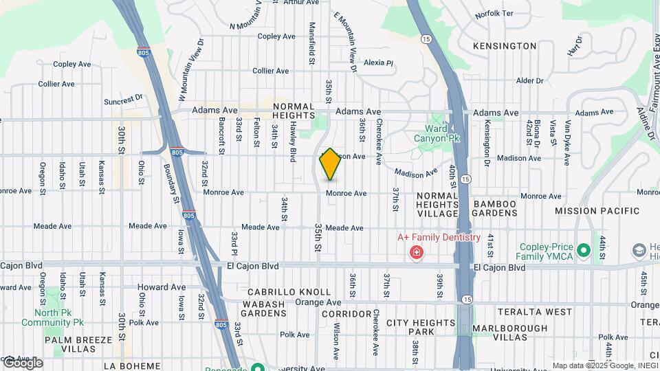 35th Place Apartments Map and Location Details