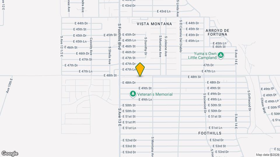 13239 E 48th St Map and Location Details