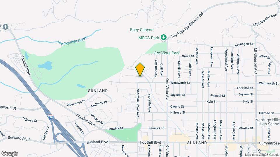 10912 Sherman Grove Ave Mapa y Detalles de la Ubicación