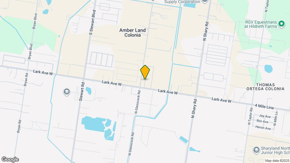 1412 S Xanthia St, Unit 4 Map and Location Details