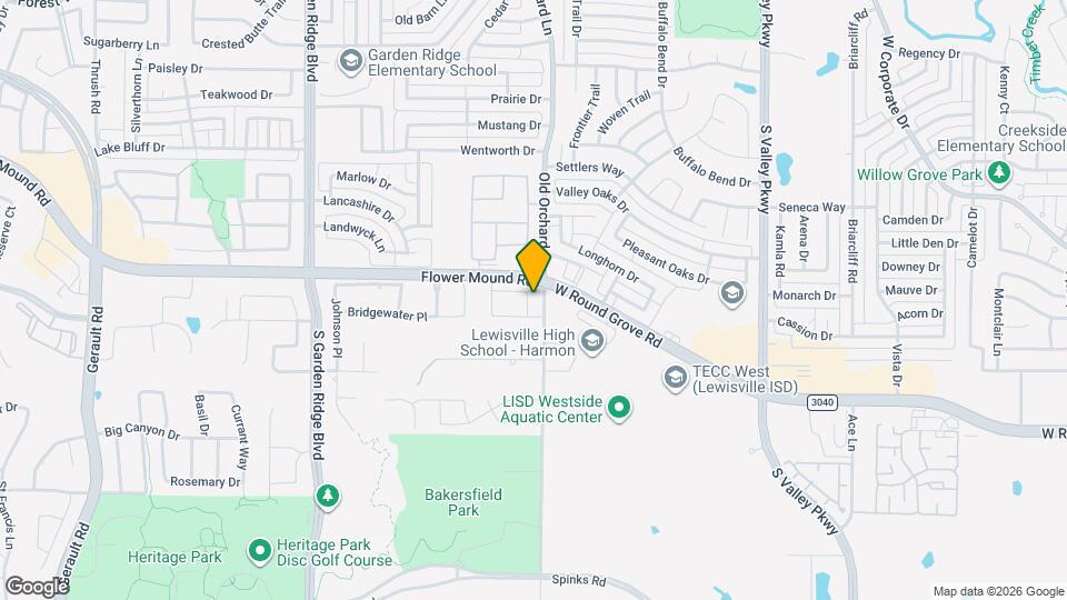 1812 Eric Metzger Way Map and Location Details