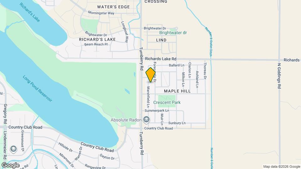 2508 Marshfield Ln Map and Location Details