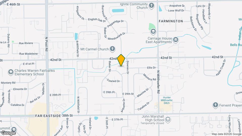 9701 Ellis Ct Map and Location Details