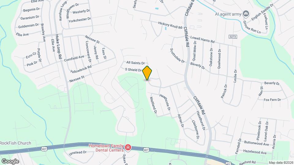 7820 Loxley Dr Map and Location Details