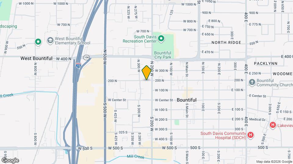 235 W 200 N Map and Location Details
